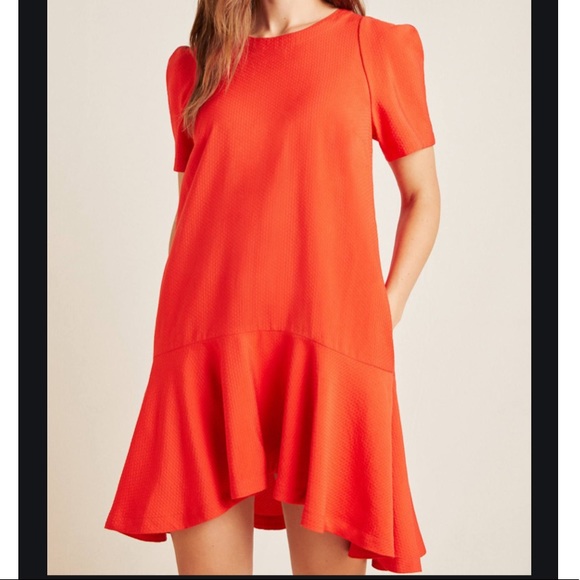 Anthropologie Dresses & Skirts - Maeve for Anthropologie Red HighLow Dress